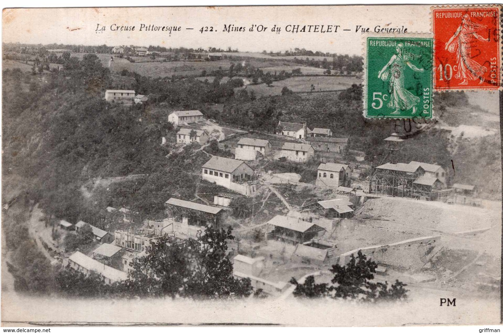 LE CHATELET MINES D'OR VUE GENERALE TBE - Autres & Non Classés