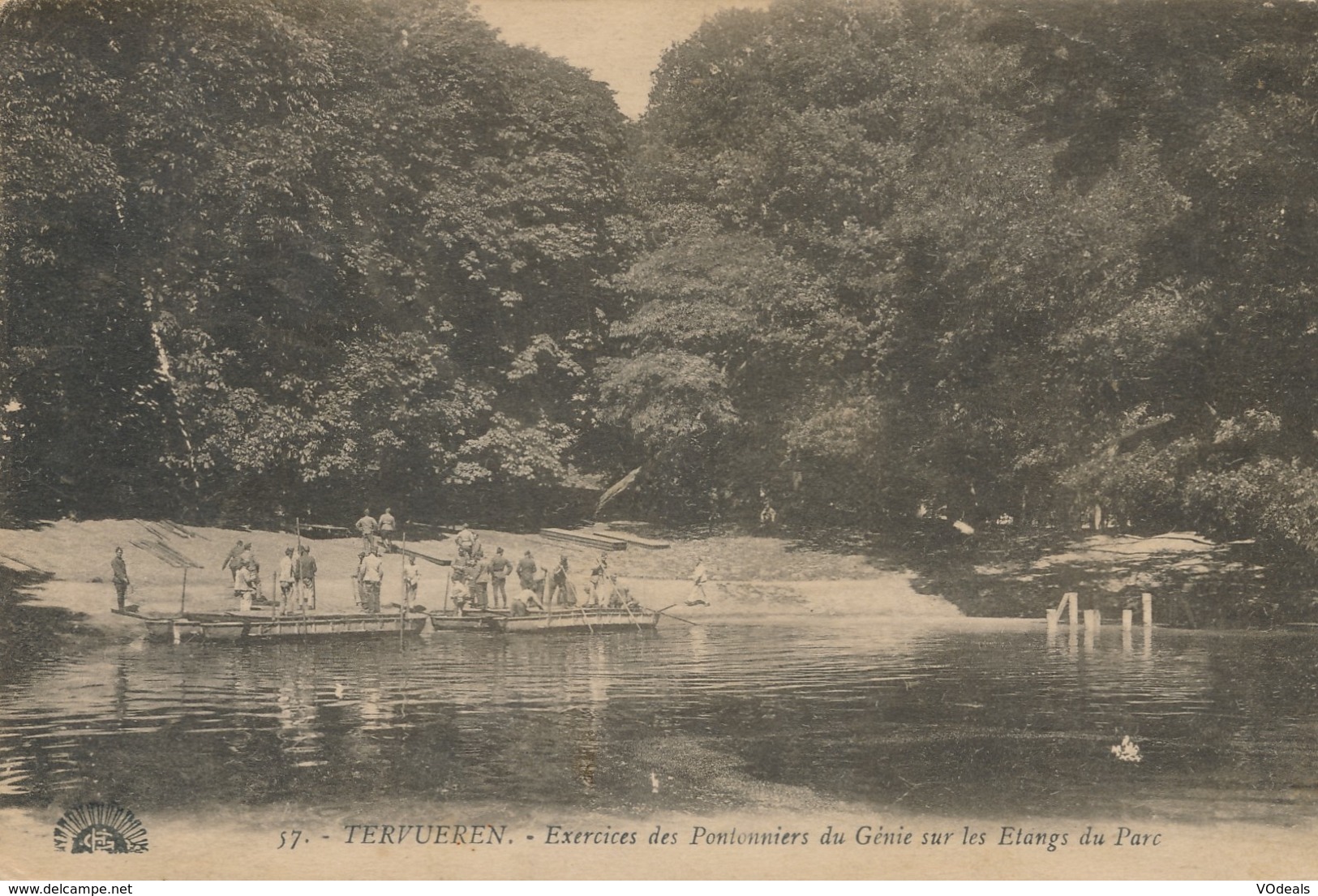 CPA - Belgique - Brabant Flamand - Tervuren - Exercices Des Pontonniers Du Génie - Tervuren