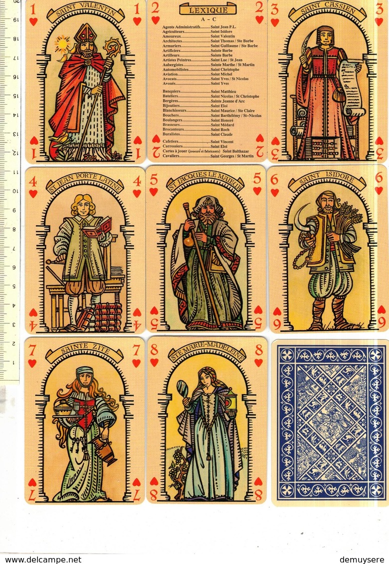 Carte à Jouer - Speelkaarten - LES SAINTS PATRONS DES CORPORATIONS  ET PROTECTEURS - Cartes à Jouer Classiques