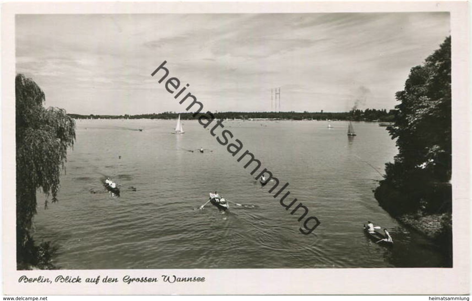 Berlin - Blick Auf Den Grossen Wannsee - Foto-AK 1954 - Verlag Kunst Und Bild Berlin - Wannsee