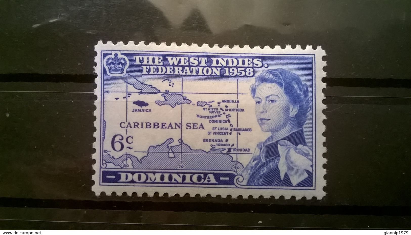 FRANCOBOLLI STAMPS DOMINICA 1958 MNH** NUOVI SERIE  BRITISH CARIBBEAN FEDERATION - Dominica (1978-...)