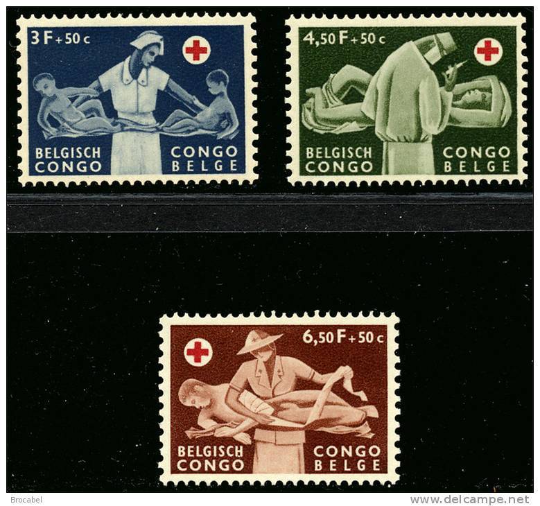 Congo 0341/43** -  Croix Rouge  MNH - Neufs