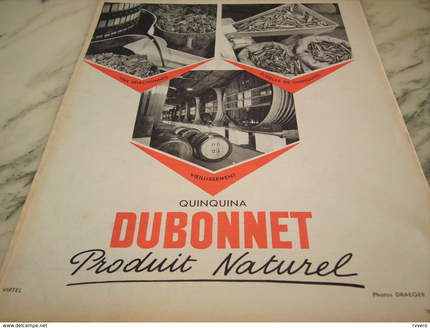 ANCIENNE PUBLICITE   QUINQUINA DUBONNET PRODUIT NATUREL 1955 - Posters