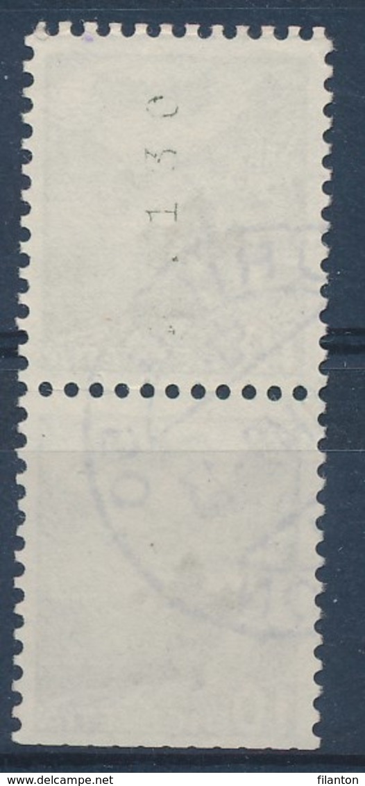 HELVETIA - Mi Nr 501 R (paar) - Rolzegel Met Nummer - Gest./obl. - Cote 30,00 € - (ref. 861) - Coil Stamps