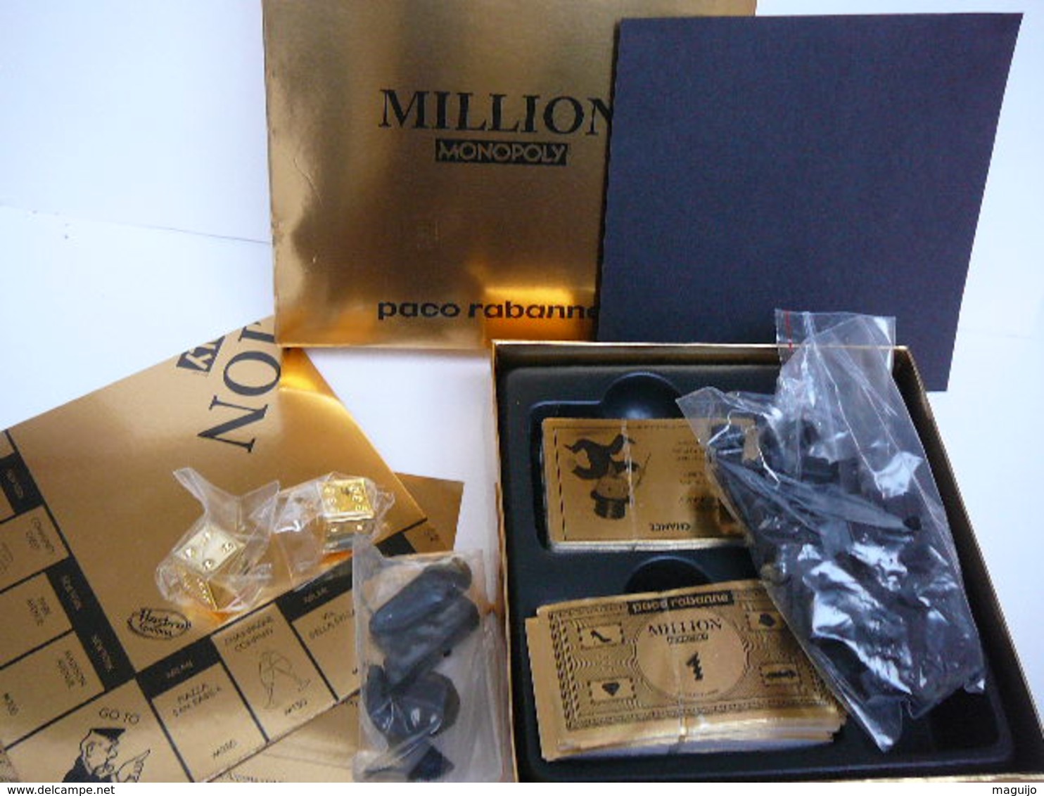PACO RABANNE " MILLION MONOPOLY"  BON ETAT GENERAL ET COMPLET LIRE ATTENTIVEMENT ET VOIR !! - Miniatures Womens' Fragrances (in Box)