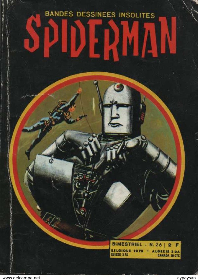 SPIDERMAN N° 26 BE OCCIDENT 08-1971 - Small Size