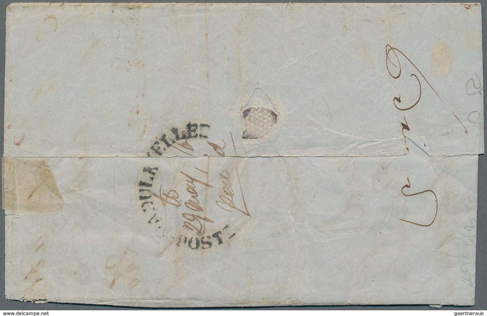 Ceylon / Sri Lanka: 1860 MADUKELE: Part Circled "MADULKELLE POST" H/s In Black (Proud D1) With "sign - Sri Lanka (Ceylon) (1948-...)