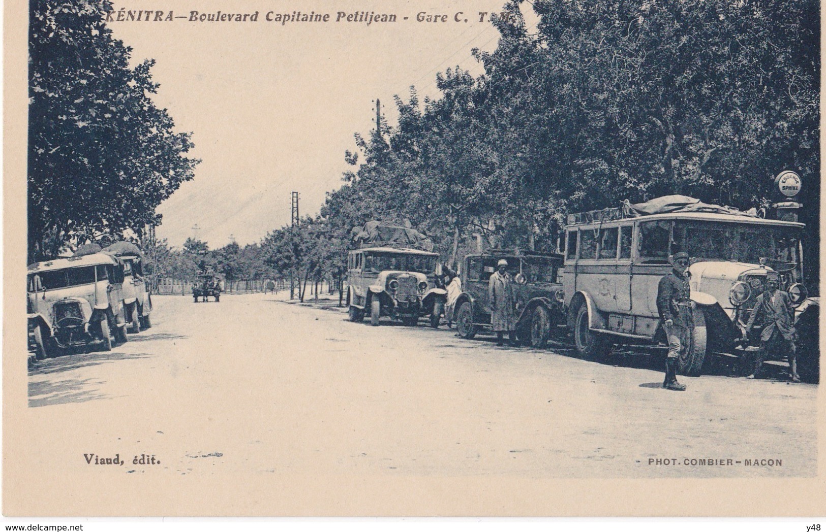 Kénitra Boulevard Capitaine Petitjean La Gare - Autres & Non Classés