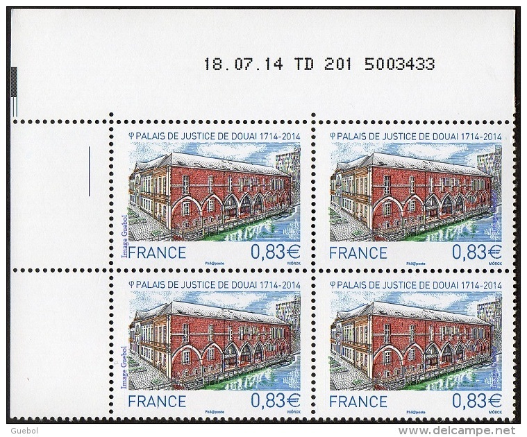 France Coin Daté N° 4902 ** (1tiret) Palais Justice De Douai - Du 18.07.2014 - 2010-2019