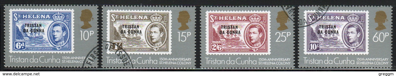 Tristan Da Cunha 1983 Complete Set Of Stamps Commemorating 150th Anniversary Of St Helena As British Colony. - Tristan Da Cunha