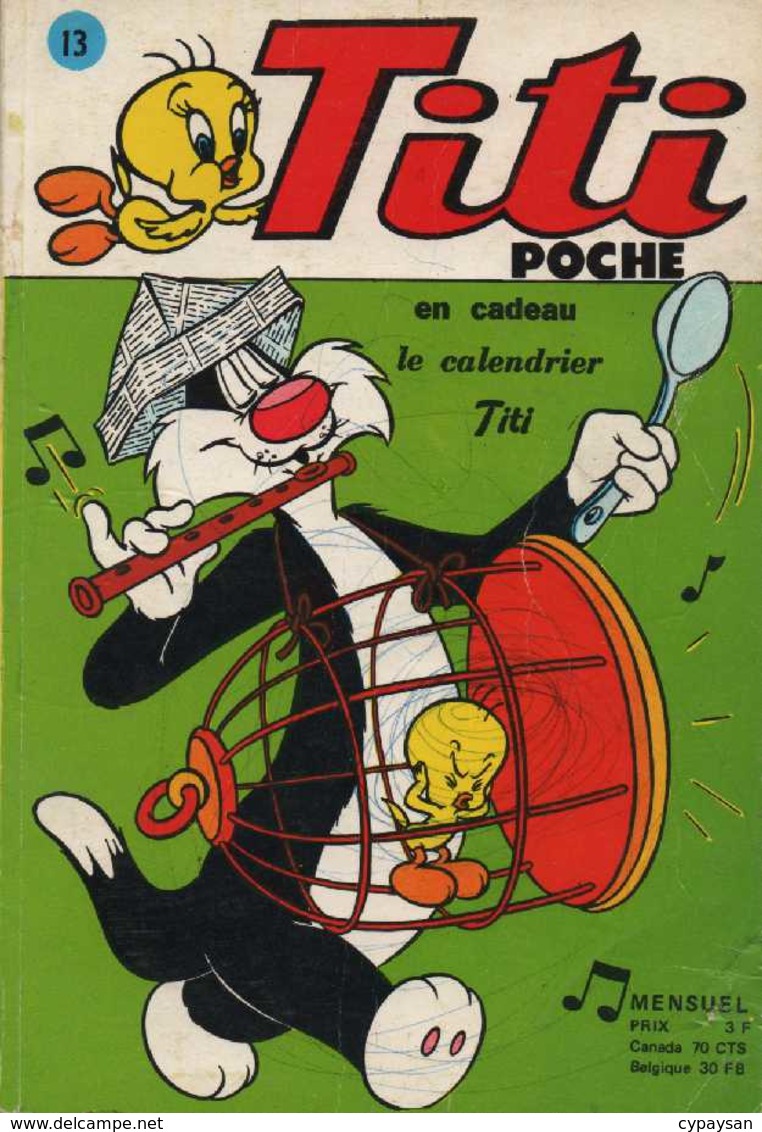 TITI POCHE N° 13 BE SAGEDITION 01-1975 - Small Size