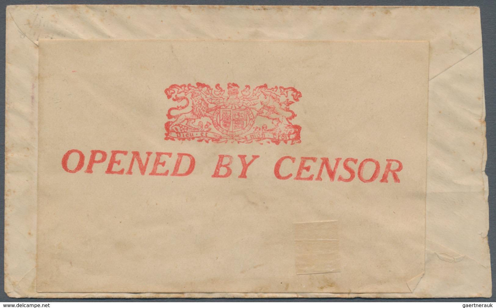 Indien - Feudalstaaten: JAIPUR 1912 Postal Stationery Envelope ½a. Blue Used From Jaipur To Brooklyn - Otros & Sin Clasificación