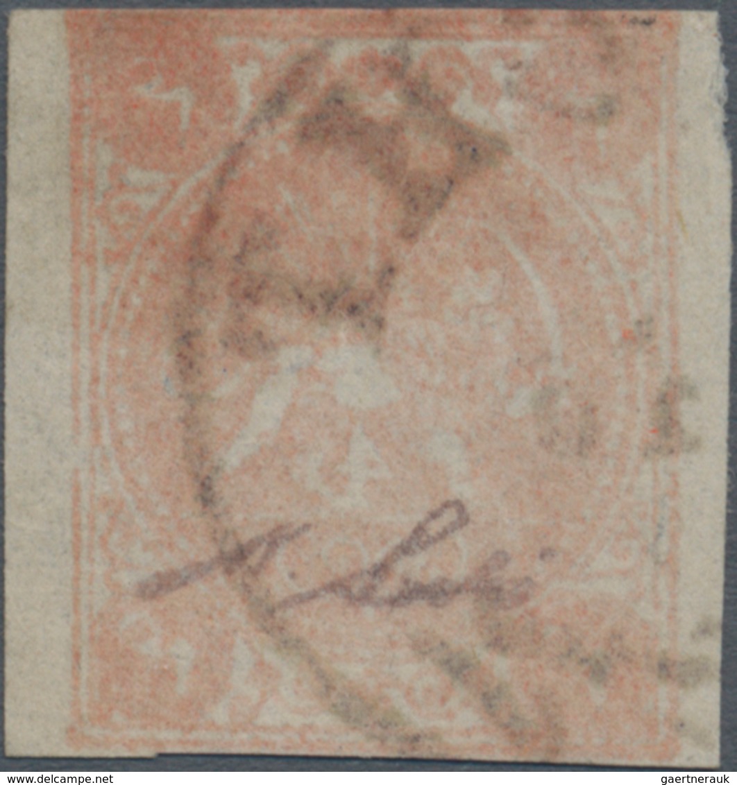 Iran: 1876, Lion Issue, 4ch. Vermilion, Type C, Thin Paper, Narrow Spacing, Fresh Colour, Postally U - Iran