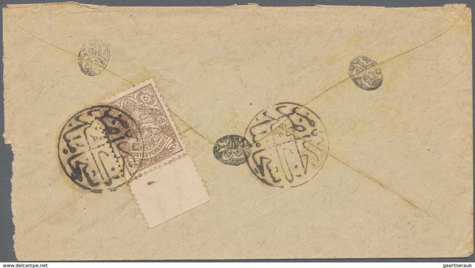 Iran: 1894/1904, Three Franked Domestic Letters Each With Single Franking On Reverse As There Are 5 - Iran