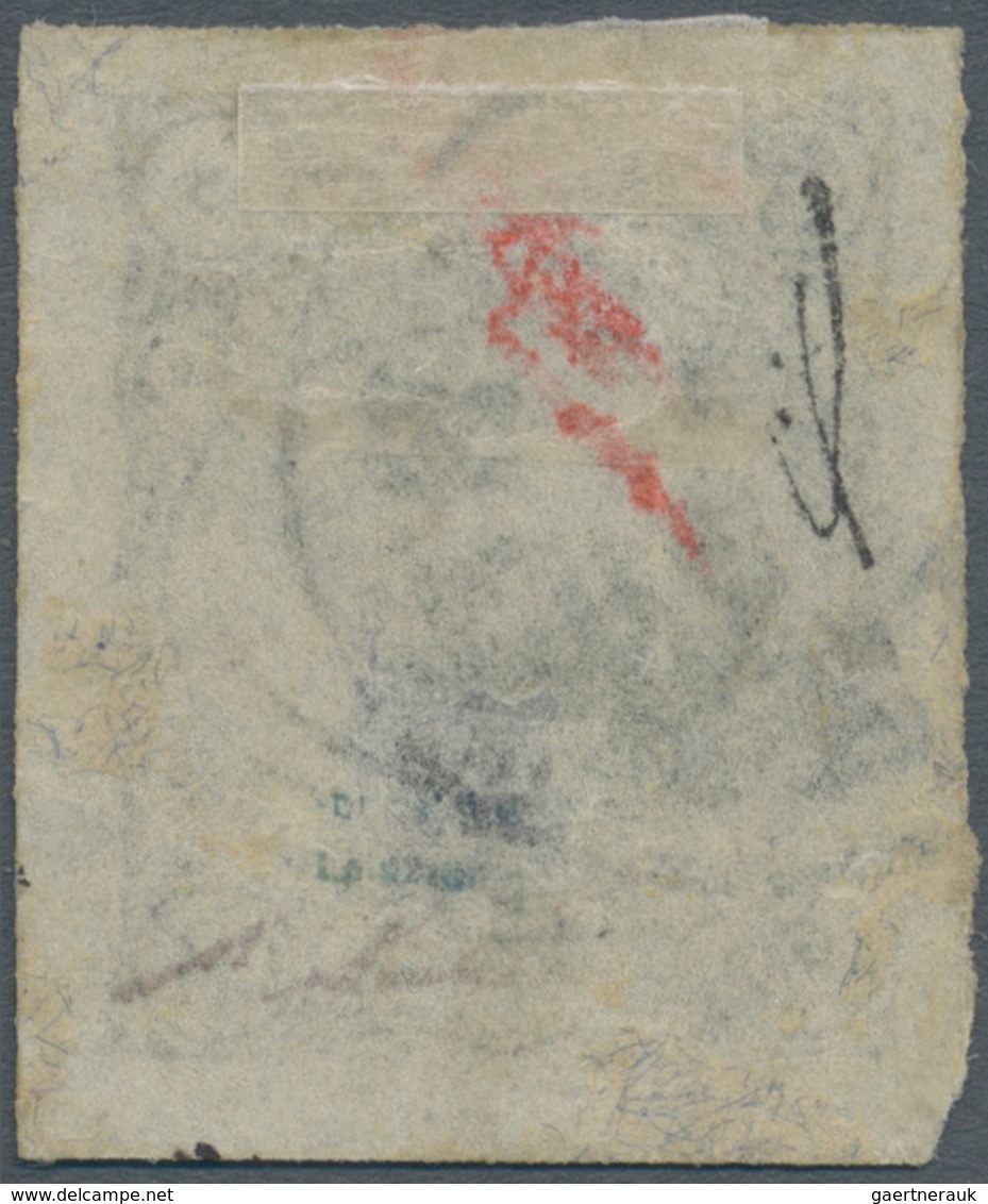 Iran: 1902, Meshed Provisioal Issue 2 Ch. Black With Victor Castaigne Red Initials Used With "MECHED - Iran