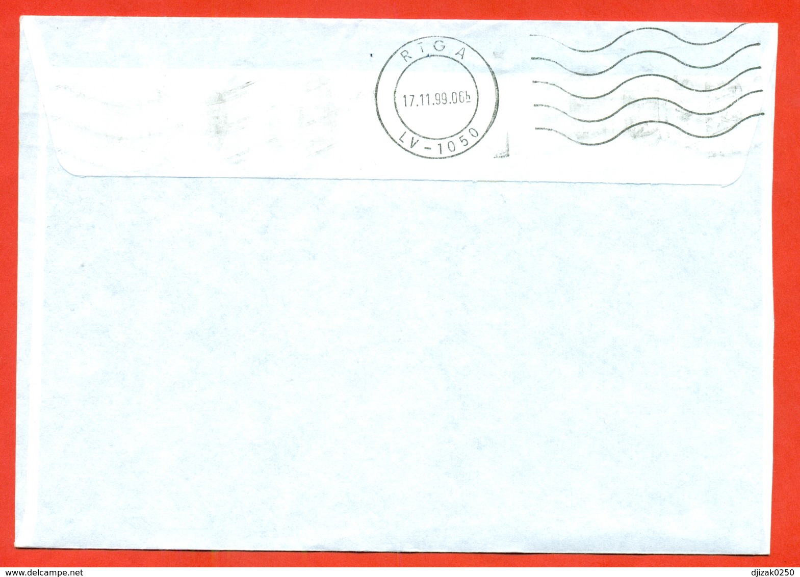 Latvia 1999.Coat Of Arms. The Envelope Actually Passed The Mail. - Big Cats (cats Of Prey)