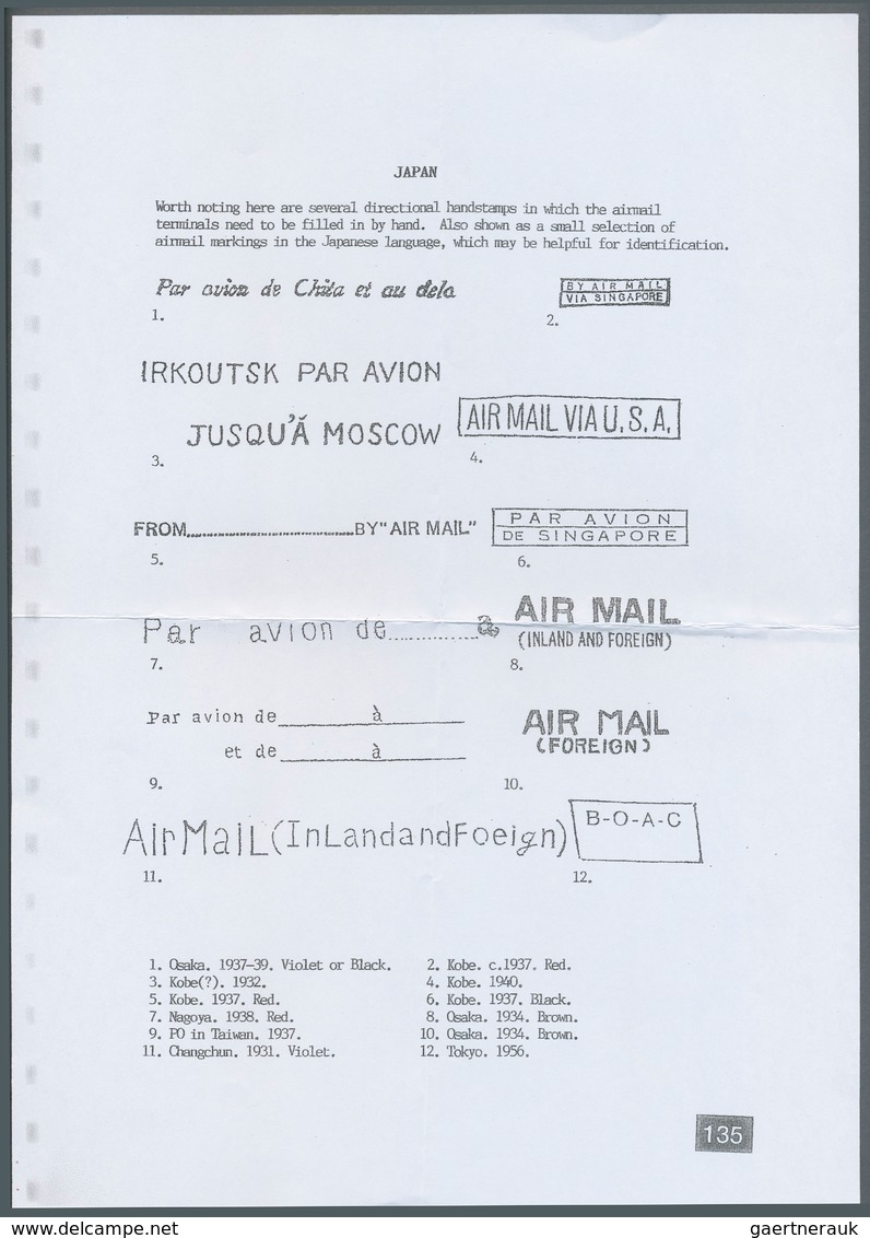 Japan: 1937. Air Mail Envelope Addressed To Holland Bearing Japan SG 298, 3s Rose, SG 305, 20s Blue, - Andere & Zonder Classificatie