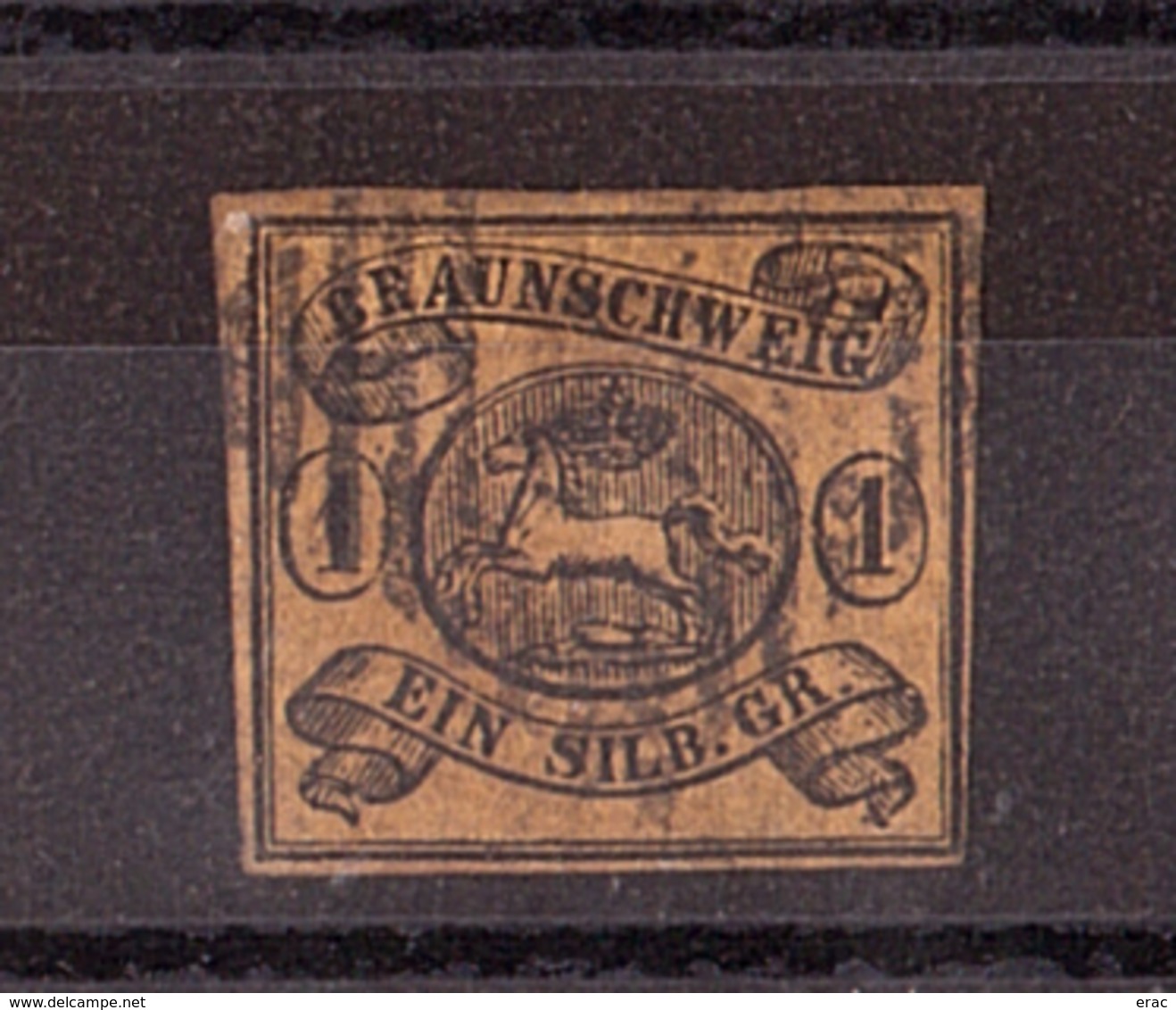 Brunswick - 1853/65 - N° 7 Oblitéré (Mi 11A) - Brunswick