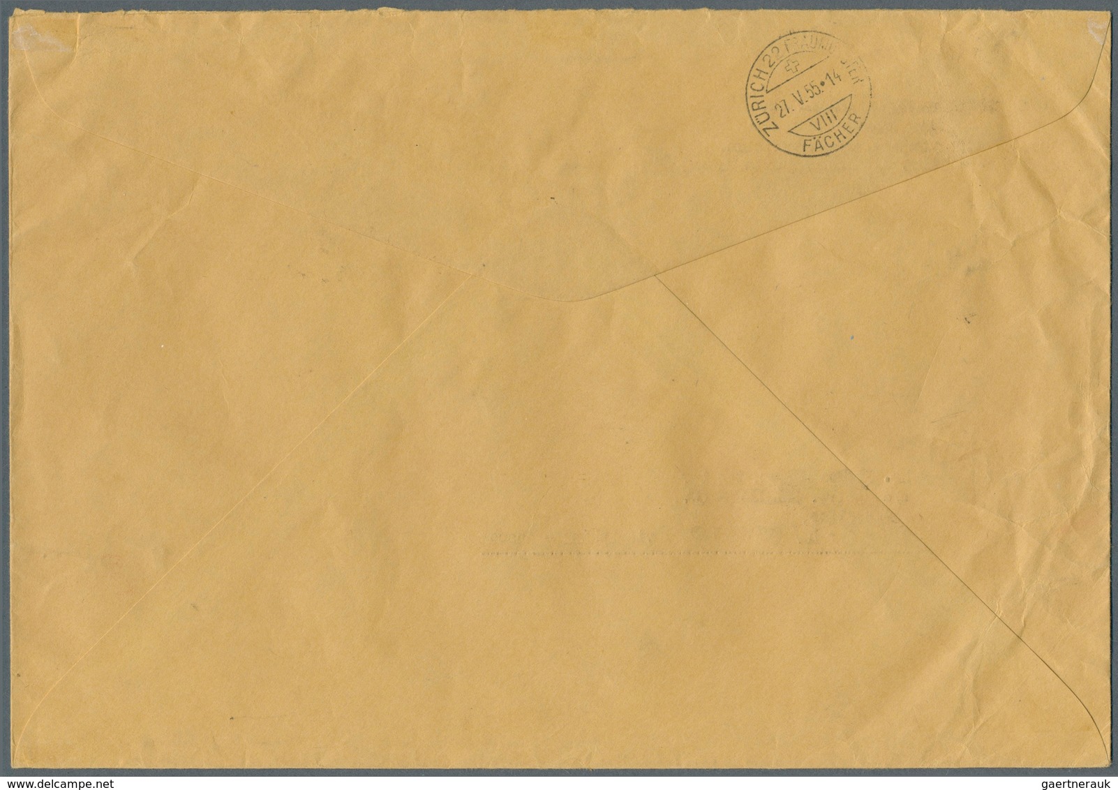 Korea-Nord: 1955. Registered Air Mail Envelope Headed 'Department Of The Army / Neutral Nations Supe - Korea (Noord)