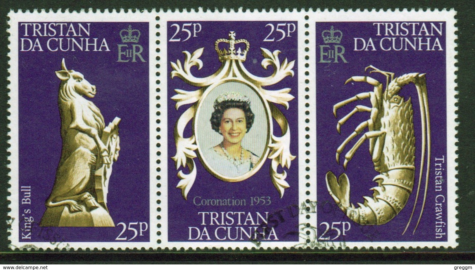 Tristan Da Cunha 1978 Complete Set Of Stamps Celebrating The 25th Anniversary Of The Coronation. - Tristan Da Cunha