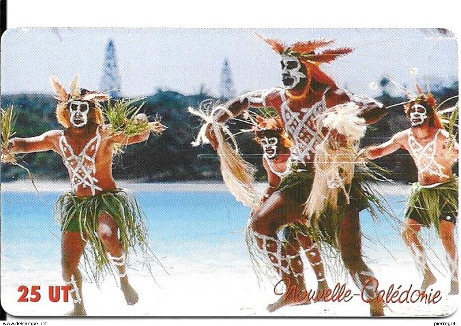 CARTE-PUCE-NOUVELLE-CALEDONIE-25U-GEM A-NC106-DANSEURS De WAPAN-100000Ex-UTILISE-BE - Nouvelle-Calédonie