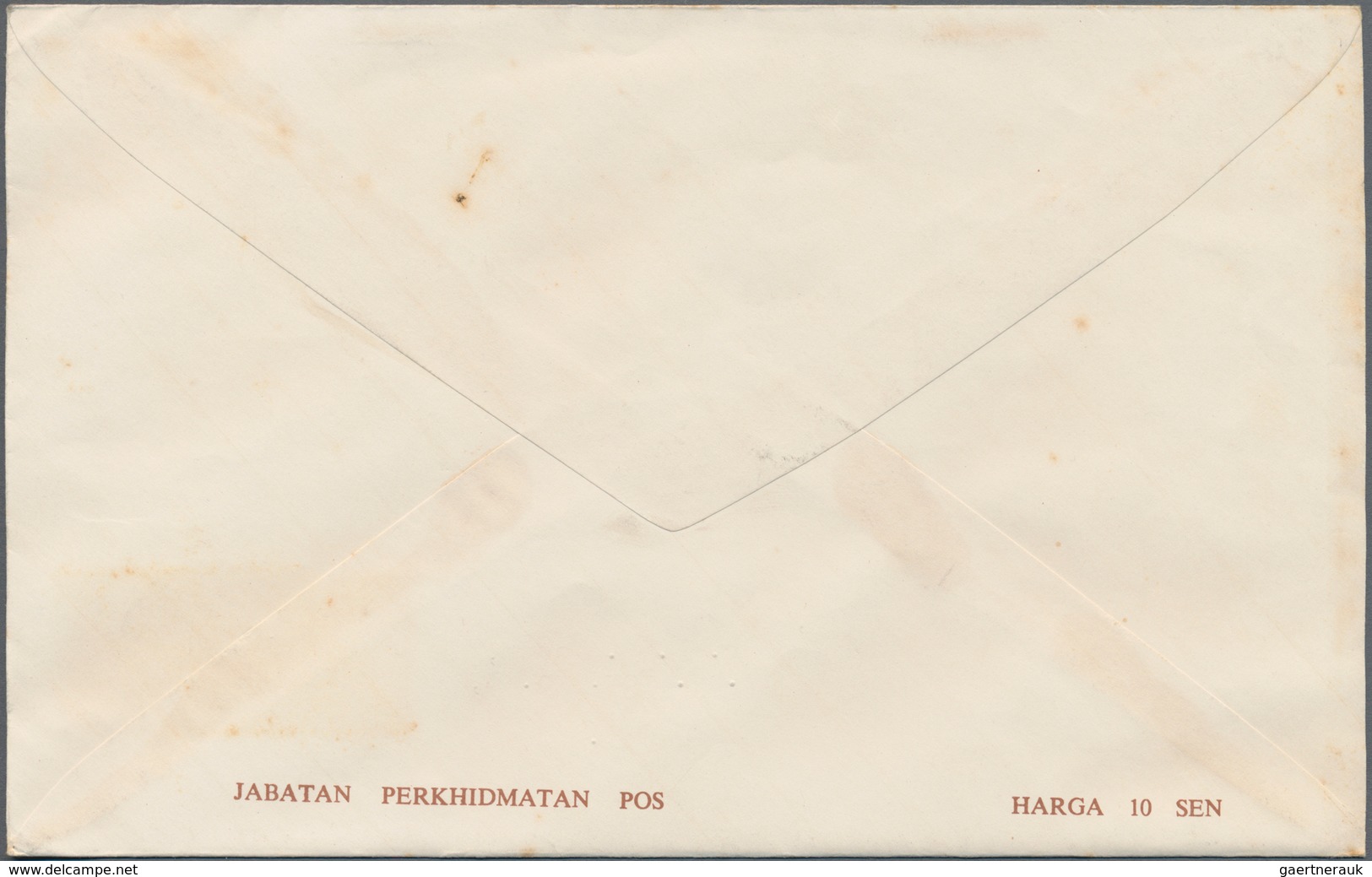 Malaiischer Staatenbund: 1964 Malayan Postal Union Postage Due Stamp 10c On 8c Horizontal Pair Used - Federated Malay States