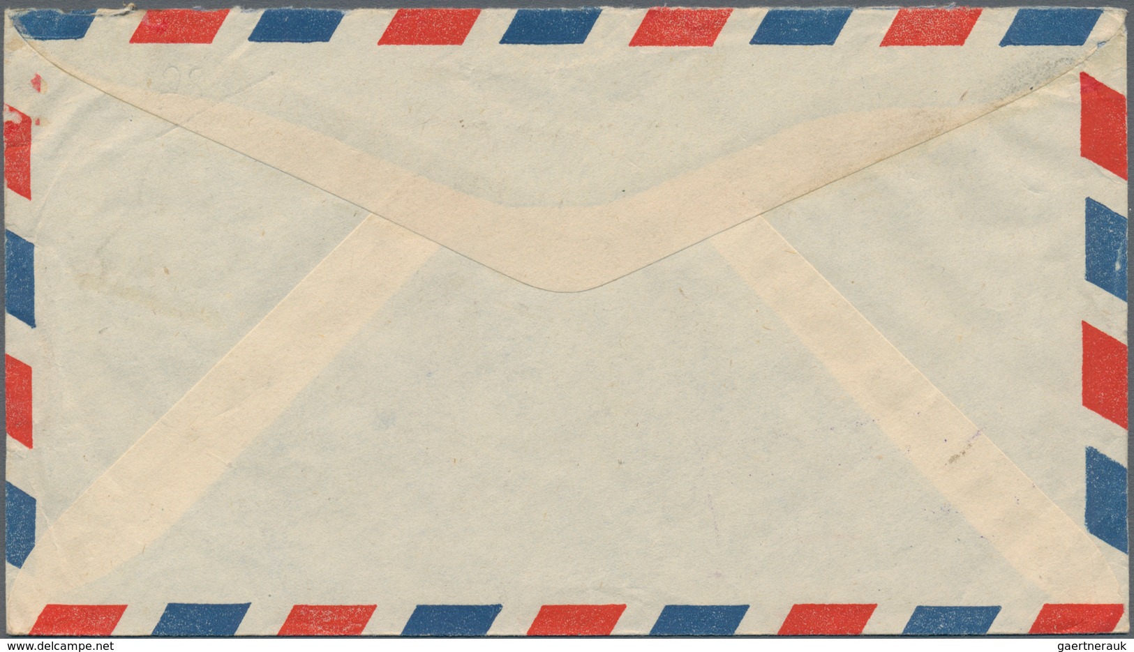 Malaiische Staaten - Sarawak: 1949. Air Mail Envelope Addressed To Kuching, Sarawak Bearing Burma SG - Otros & Sin Clasificación