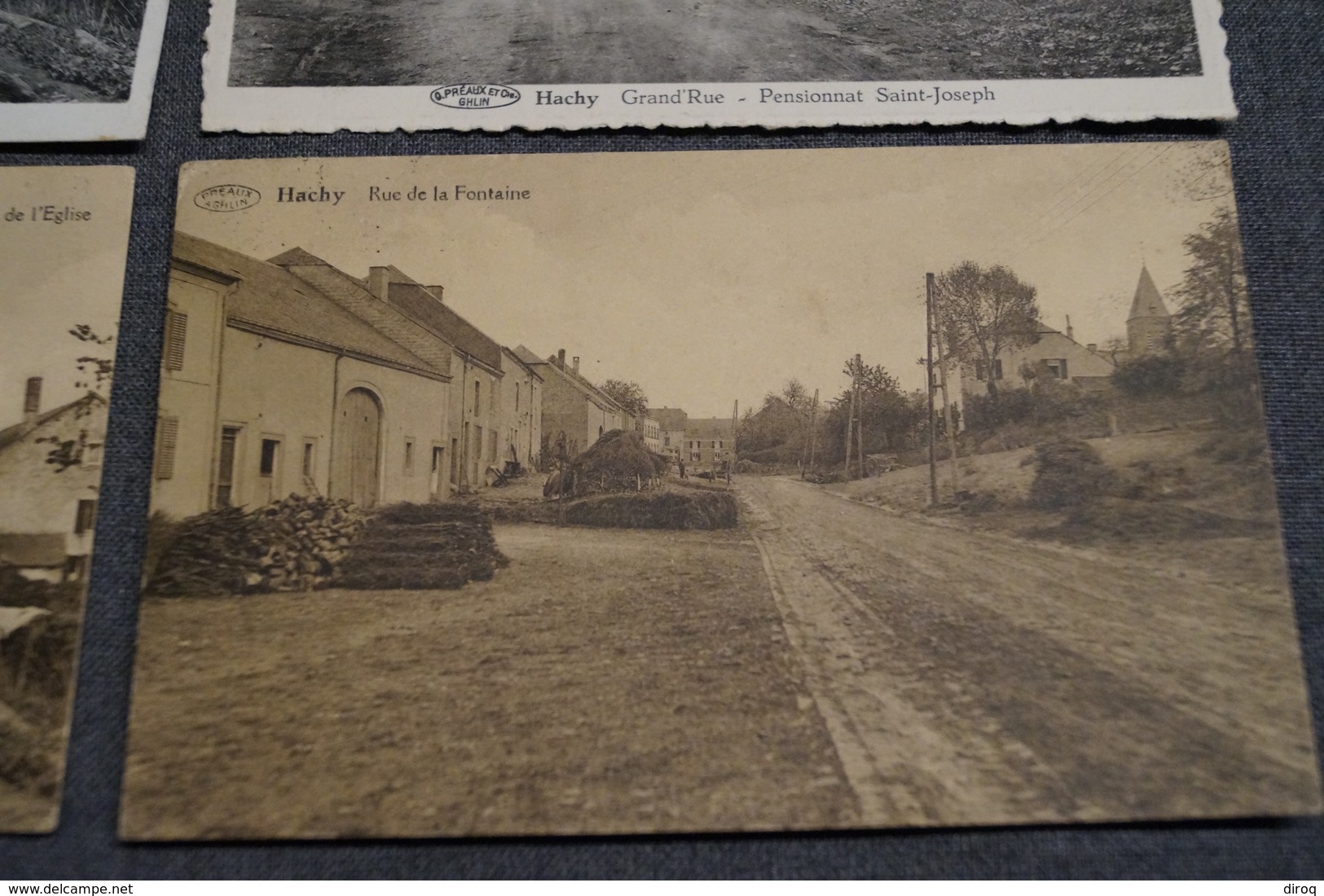 Hachy,lot De 6 Cartes,collection,RARE,ancienne Carte Postale - Virton