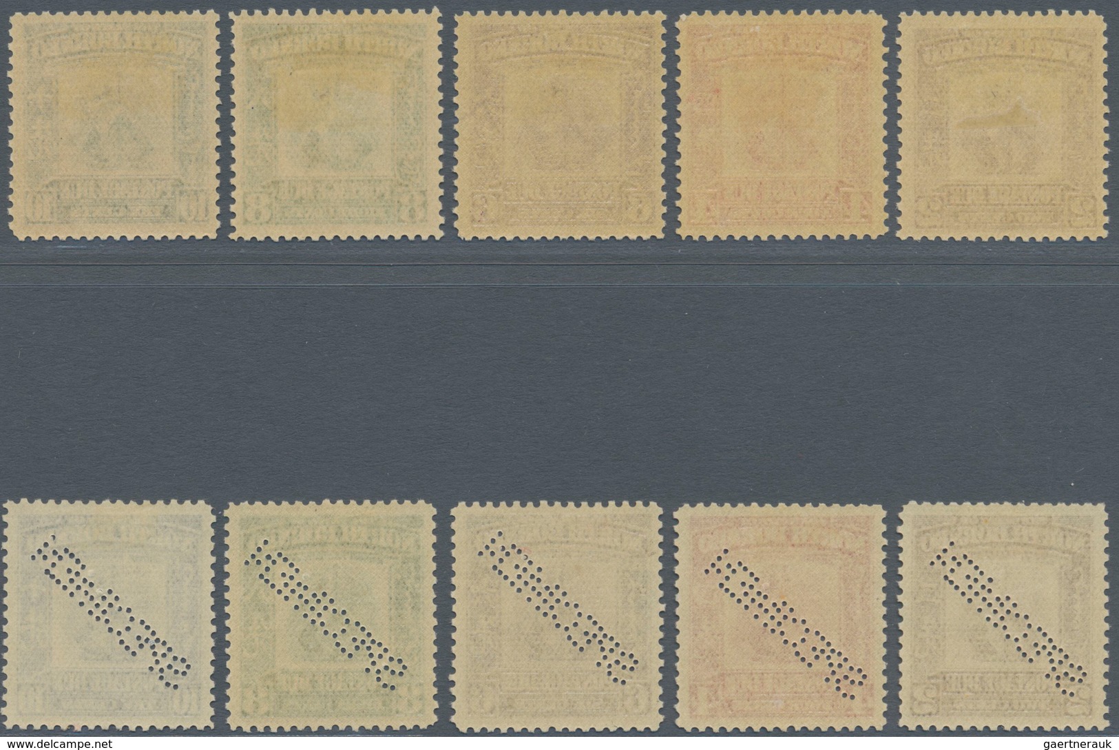 Nordborneo - Portomarken: 1939, Postage Dues 'Crest Of The Company' Complete Set And Additional The - Noord Borneo (...-1963)