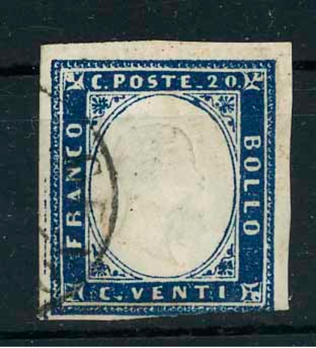 SARDEGNA - 1857/58 - Catalogo Sassone N° 15Aa - Sardegna