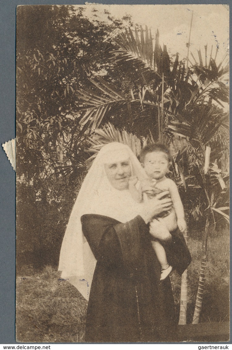 Thailand - Besonderheiten: 1928, Stampless Ppc (Rosary School For Orphans Of Ursuline Missionaries) - Thailand