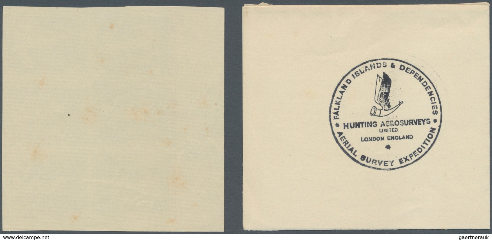 Thematik: Antarktis / Antarctic: 1957. Envelope From 'Hunting Aerosurveys Ltd' Addressed To London C - Sonstige & Ohne Zuordnung