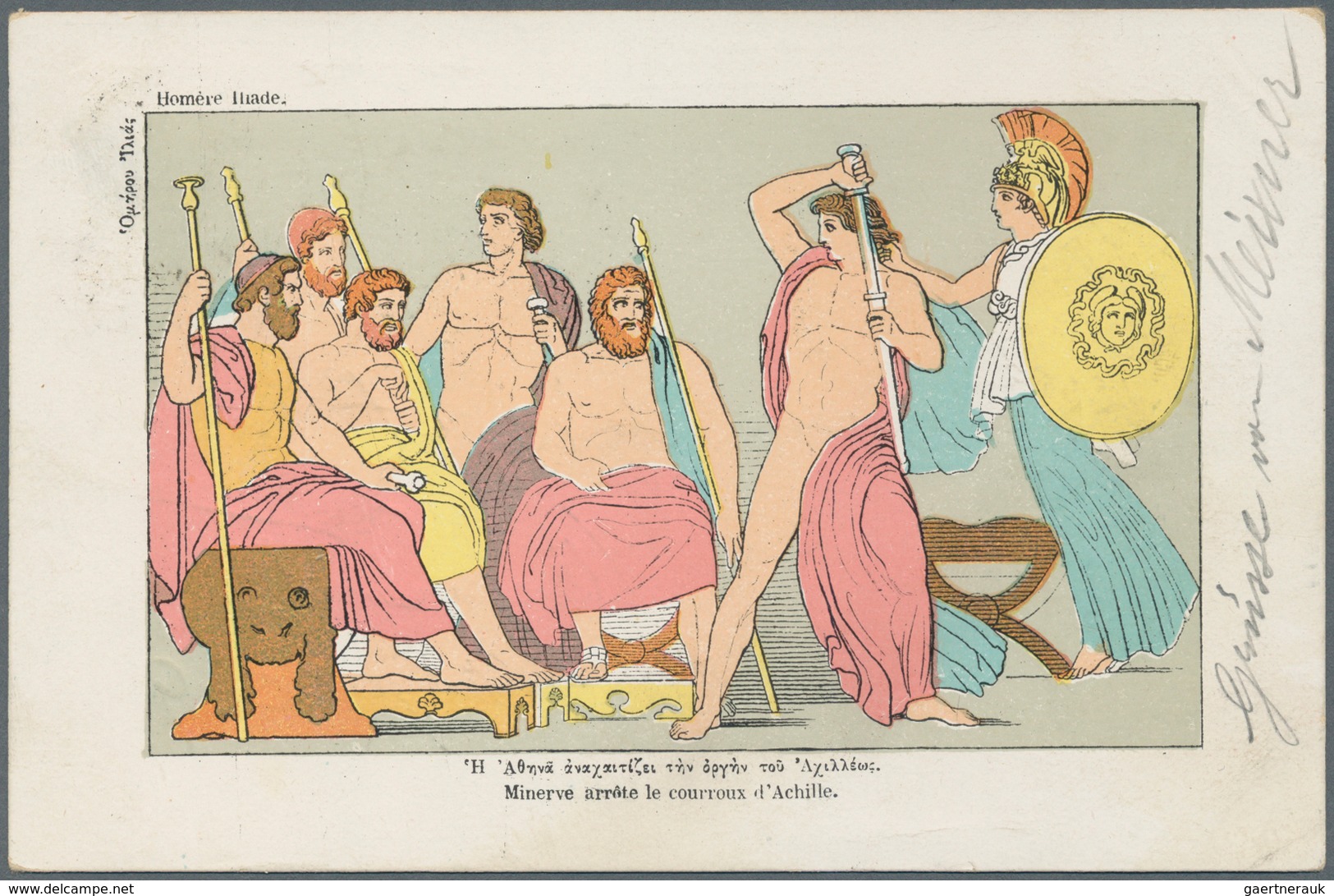 Thematik: Olympische Spiele / Olympic Games: 1906, Greece For Athens. Color Picture Postcard "Minerv - Altri & Non Classificati