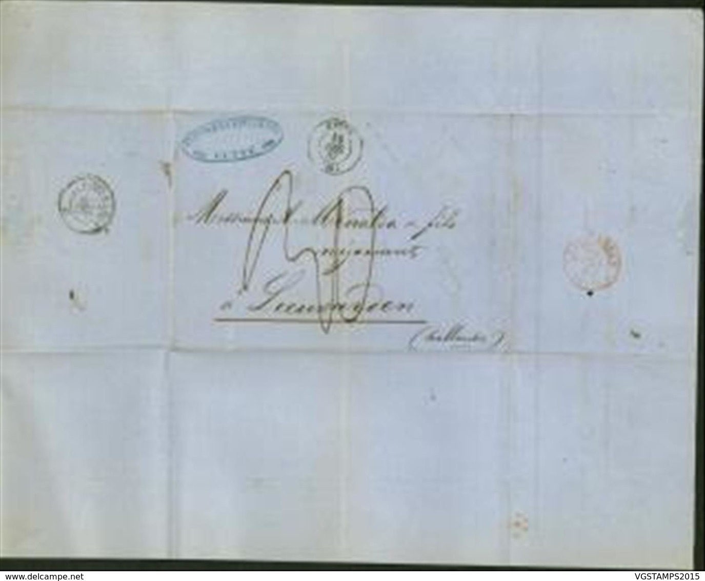 France 1867 - De CETTE Vers PAYS-BAS  (6G23940) DC1836 - Other & Unclassified