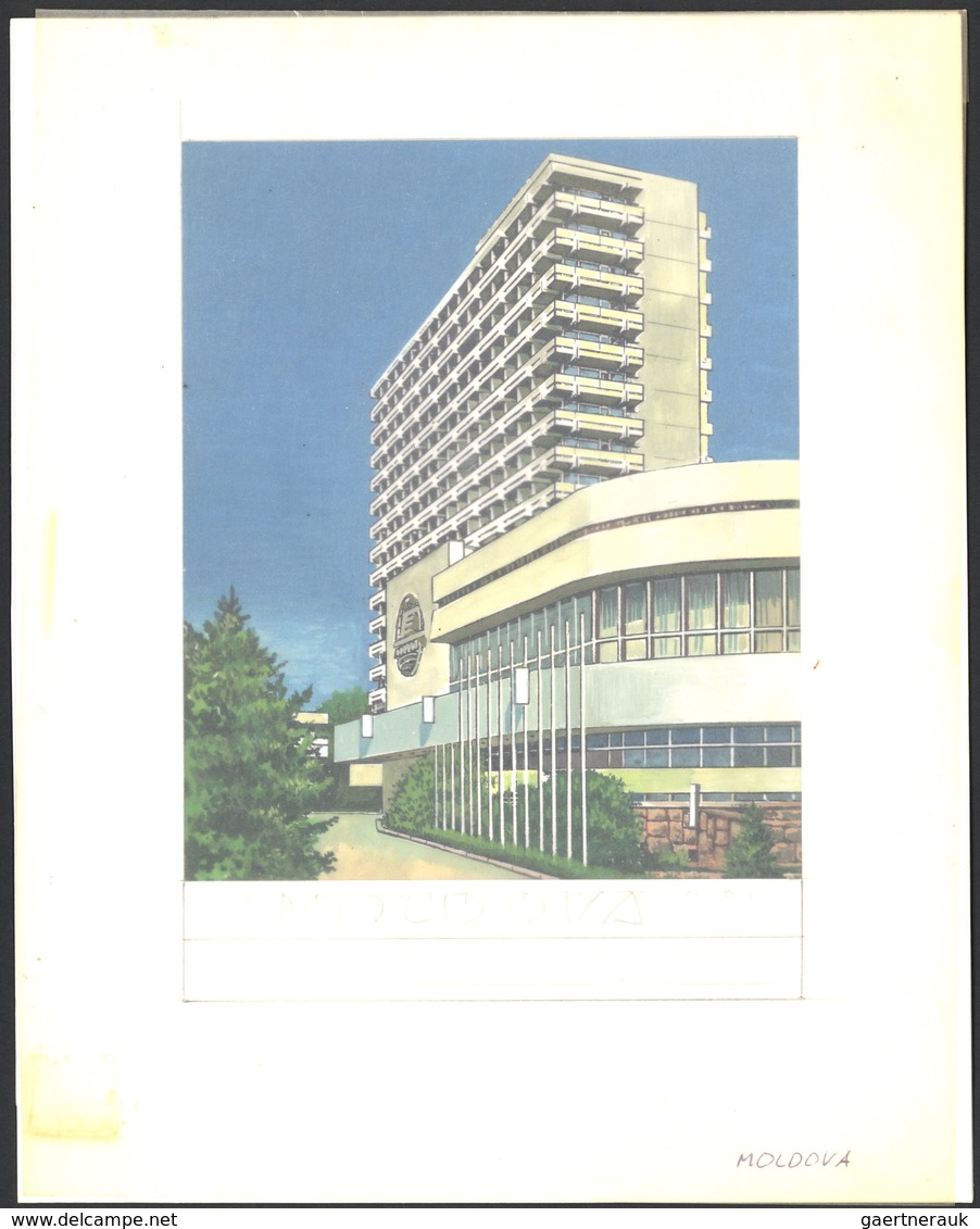 Thematik: Sehenswürdigkeiten / Sights: 1994, MOLDOVA: Prepared But NOT ISSUED Definitives Set 'Views - Andere & Zonder Classificatie