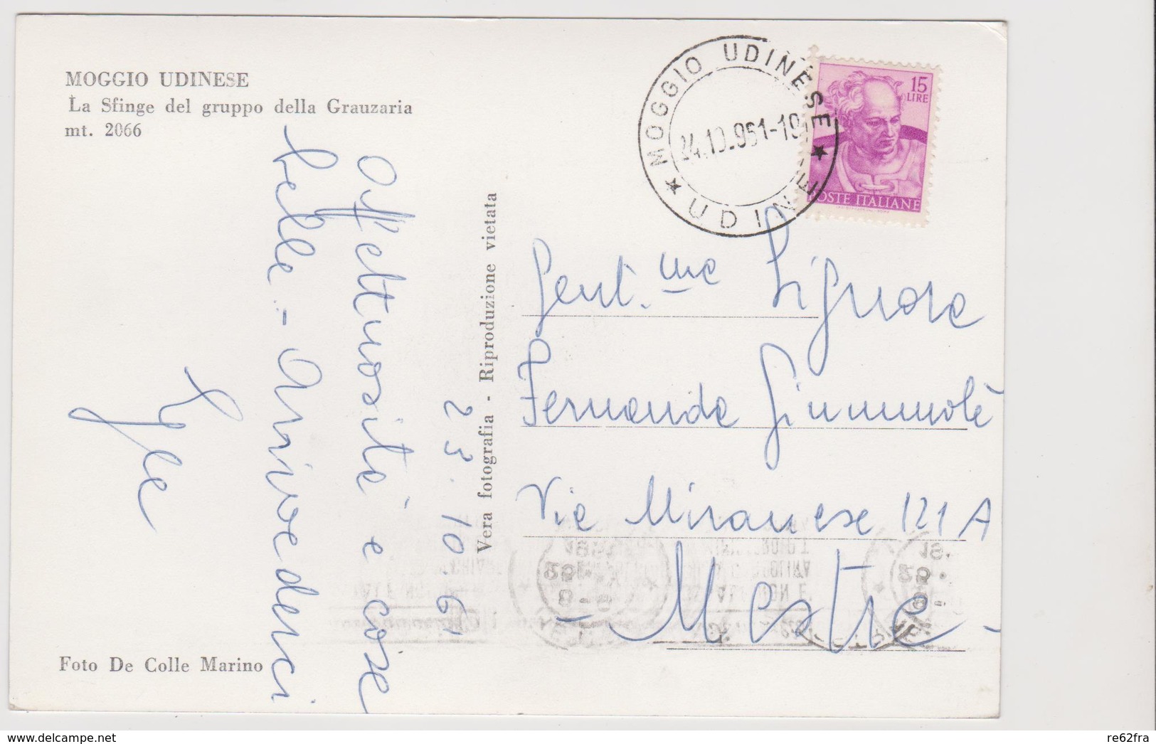 MOGGIO UDINESE  (UD) , Lotto 4 cartoline  - F.G.  - anni  '1940/'1950