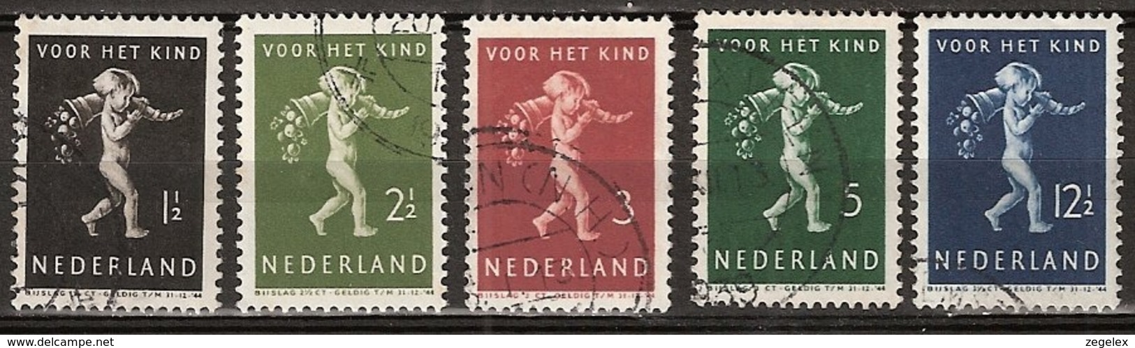 1939 Kind NVPH 327-331  Cancelled/gestempeld - Gebruikt