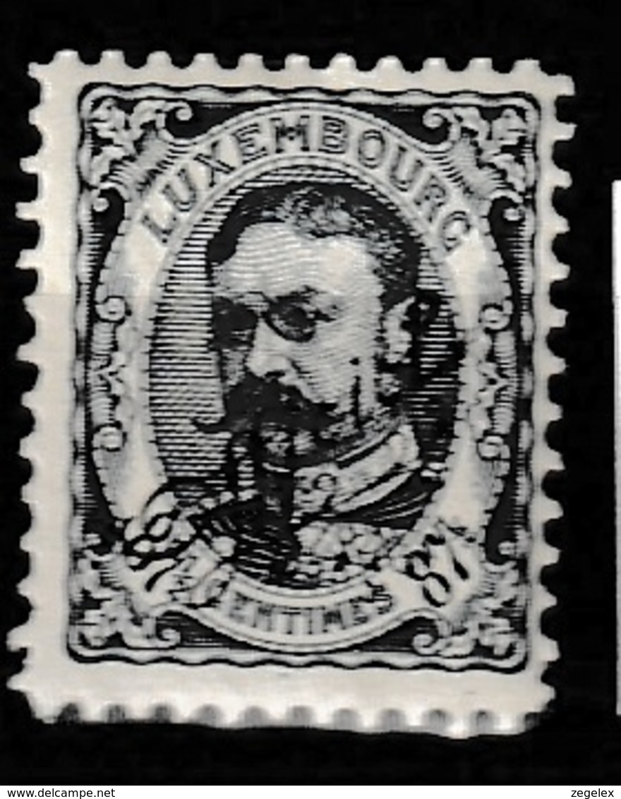 Luxembourg 1908 Dienstmarken Mi.89 MH/* - Postage Due