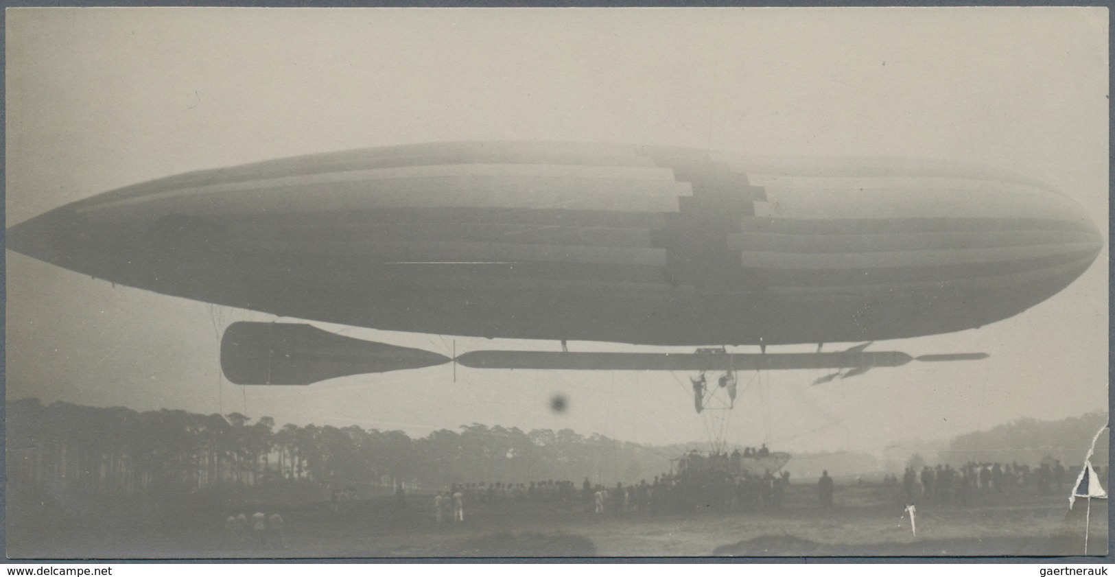Thematik: Zeppelin / Zeppelin: 1910 (ca). Original German Pre-WWI Pioneer Airship Photo Of The "MII" - Zeppelins
