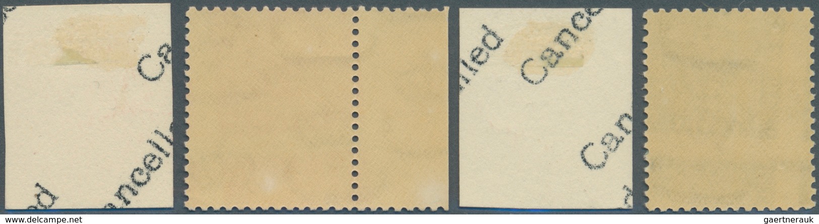 Ägypten - Militärpostmarken: 1939 British Forces King Farouk 3m. And 10m. Both Royal Misperforated, - Andere & Zonder Classificatie