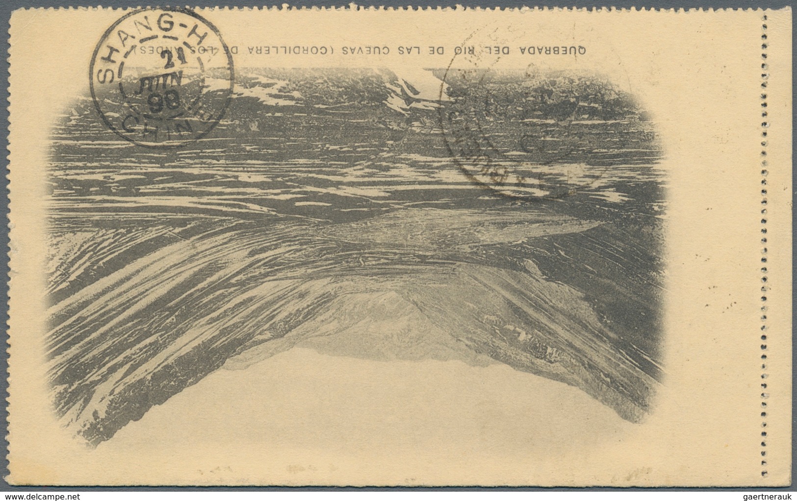 Argentinien - Ganzsachen: 1899, Illustrated Card Letter Uprated From "BUENOS AIRES 20-4-99" Via Fren - Postwaardestukken