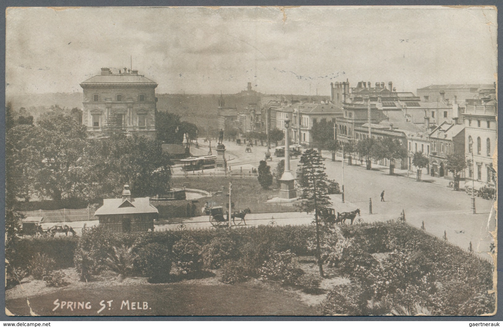 Australien - Ganzsachen: 1911/1914 (ca.), Six Victorian Scenes Postcards KGV 1d. Full-face All Comme - Postwaardestukken