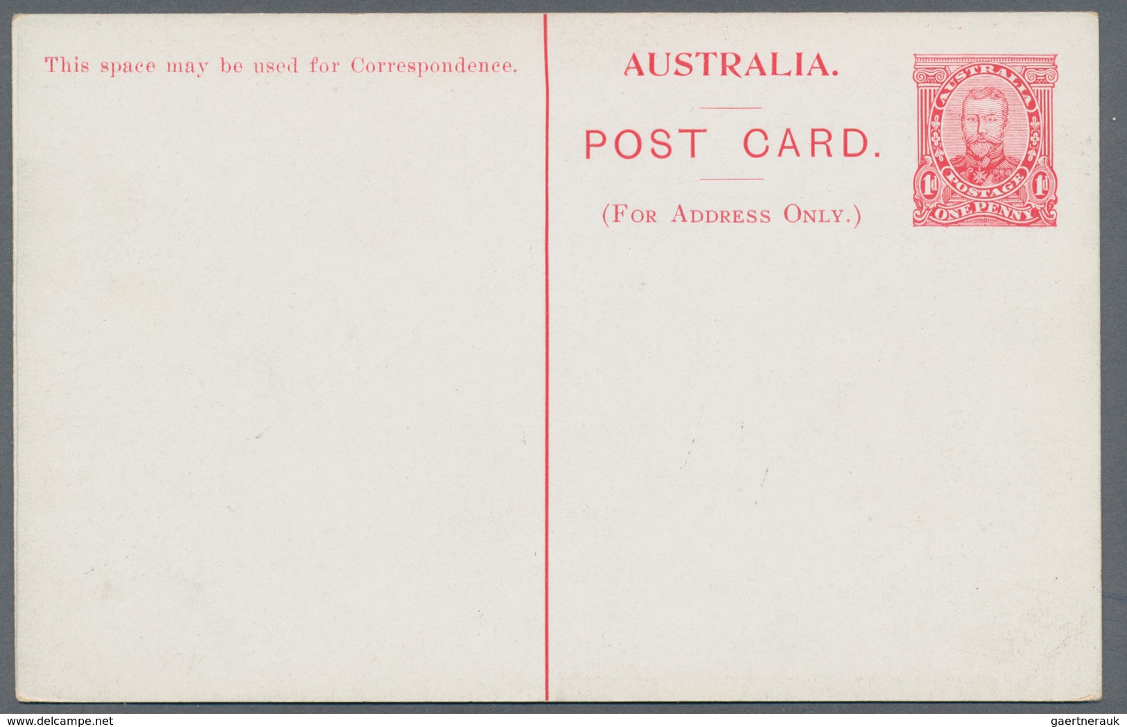 Australien - Ganzsachen: 1911, Victorian Scenes postcards KGV 1d. full-face COMPLETE SET of the twel