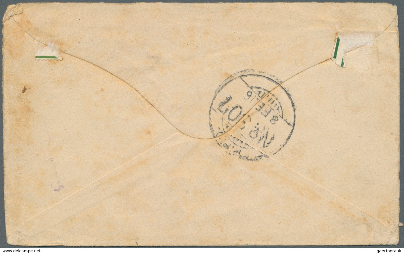 Britisch-Ostafrika Und Uganda: 1916. Stampless Envelope Addressed To England Endorsed 'On Active Ser - Protectoraten Van Oost-Afrika En Van Oeganda