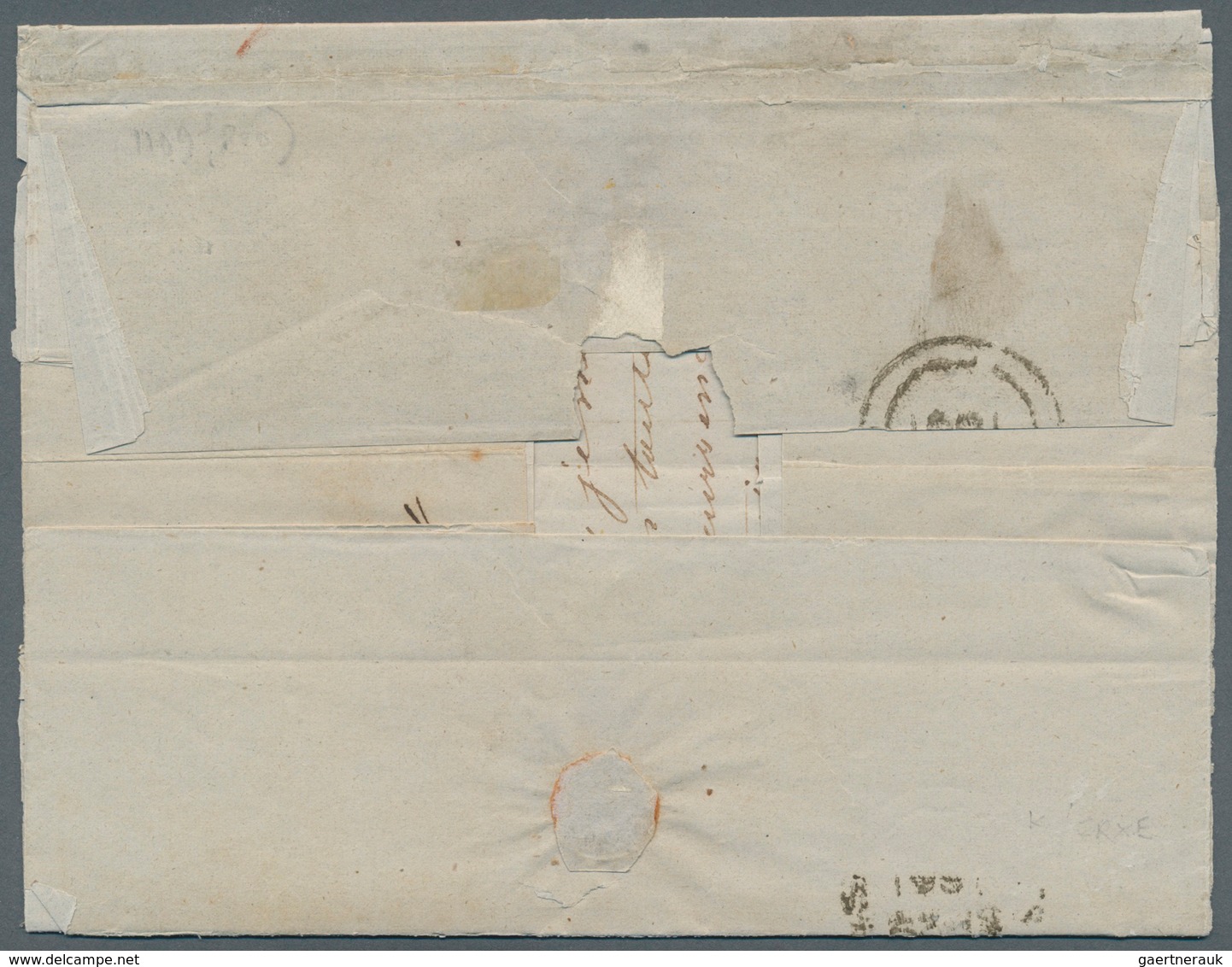 Dänisch-Westindien: 1861. Stampless Envelope Addressed To Saint Thomes, Danish West Indies Written F - Dänische Antillen (Westindien)