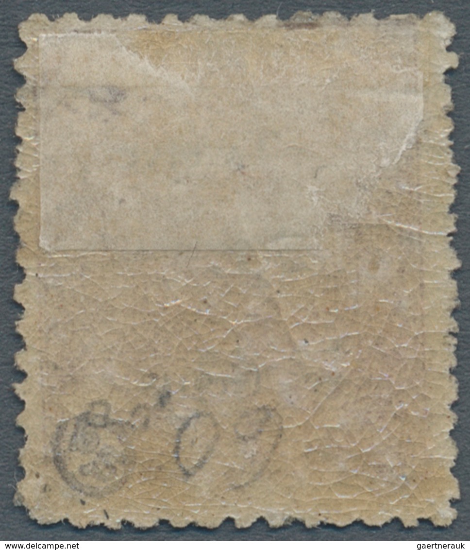 Fiji-Inseln: 1875, 2d. On 12d. On 6d. Rose, Apparently Unused Copy With Gum, Faint Traces Of Penstro - Fiji (...-1970)