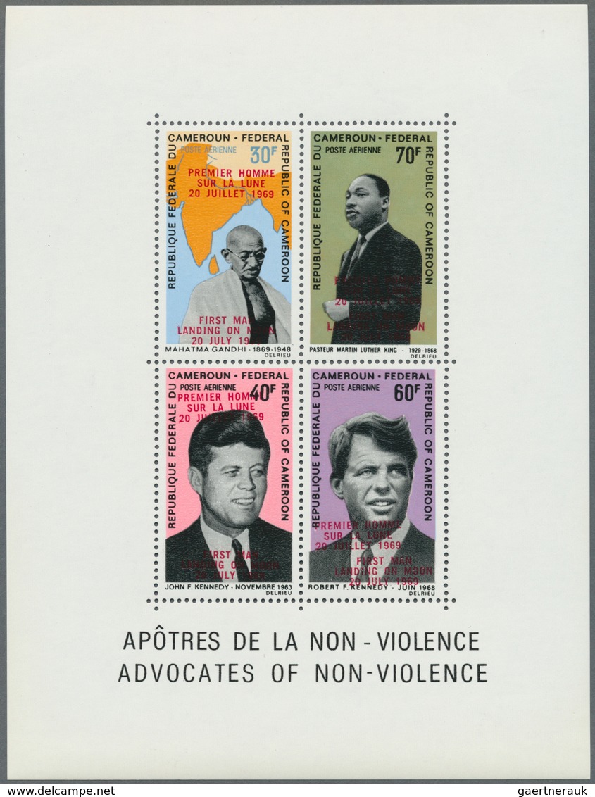Kamerun: 1969, Prominent Persons (Mahatma Gandhi, Martin Luther King, John F. And Robert F. Kennedy) - Kameroen (1960-...)