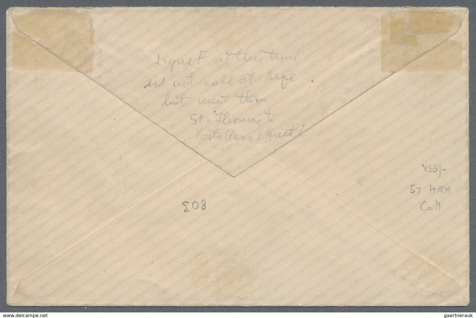 Martinique: 1887. Envelope Addressed To France Bearing Martinique Yvert 2a, 15c On 20c Green/red Tie - Andere & Zonder Classificatie