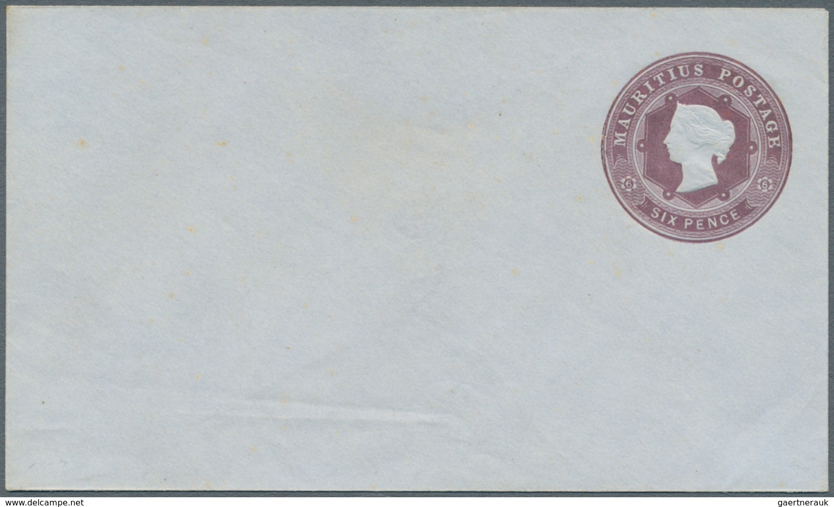 Mauritius: 1862, QV Stationery Envelopes (5): 6d (3, HG1a X2, 3d), 9d (2, HG 2, 2a) Plus 6d (HG1) Ov - Mauricio (...-1967)