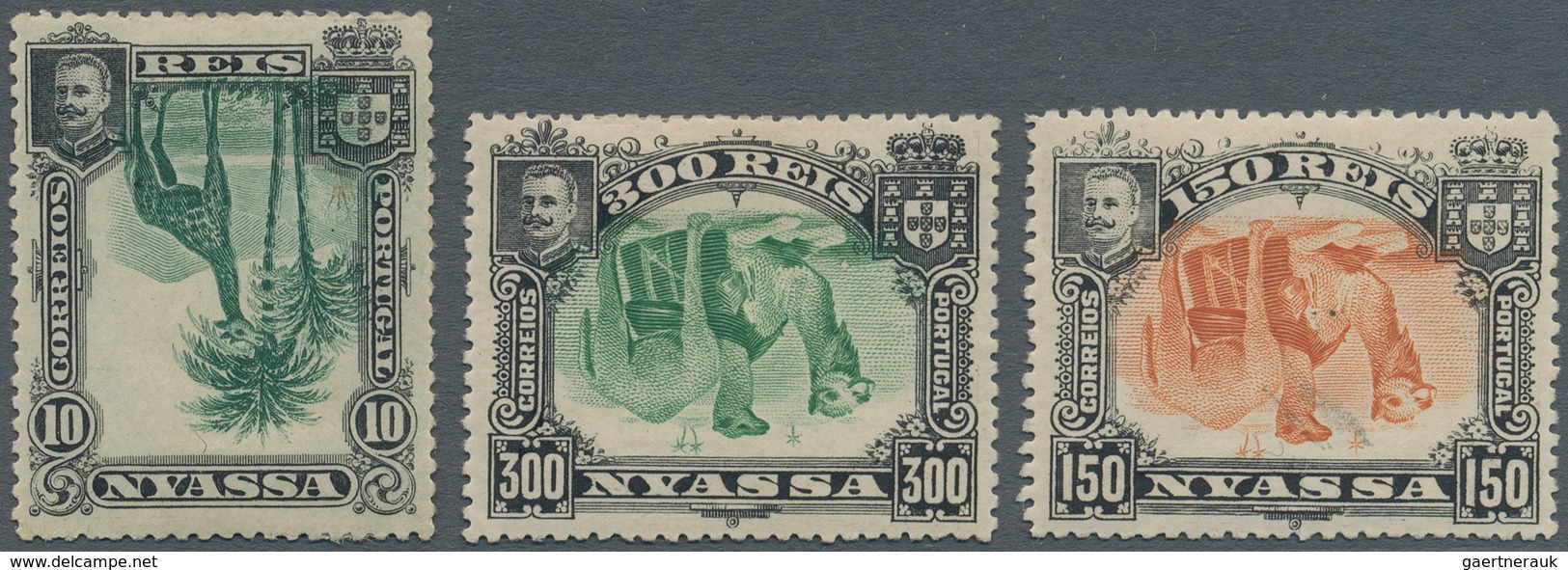 Mocambique - Provinzausgaben: Portugiesische Nyassagesellschaft (Nyassa): 1901. SG 29, 10r Green SG - Nyasaland